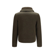 Moncler Grenoble Brown Wool Sweatshirt