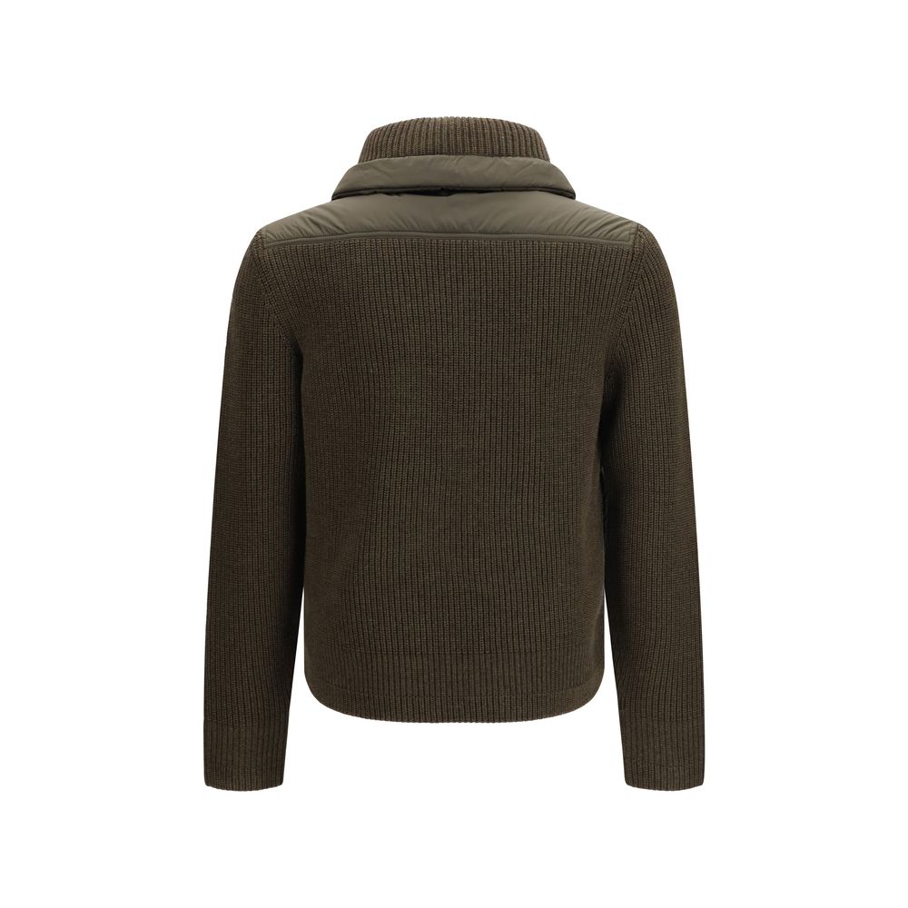 Moncler Grenoble Brown Wool Sweatshirt