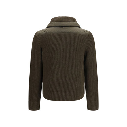 Moncler Grenoble Brown Wool Sweatshirt