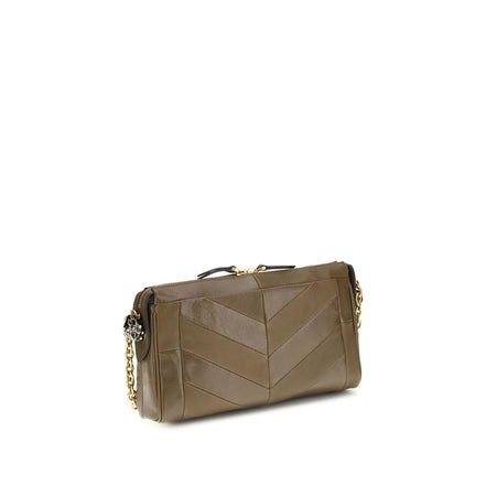 Valentino Garavani Brown Napa Leather Shoulder Bag