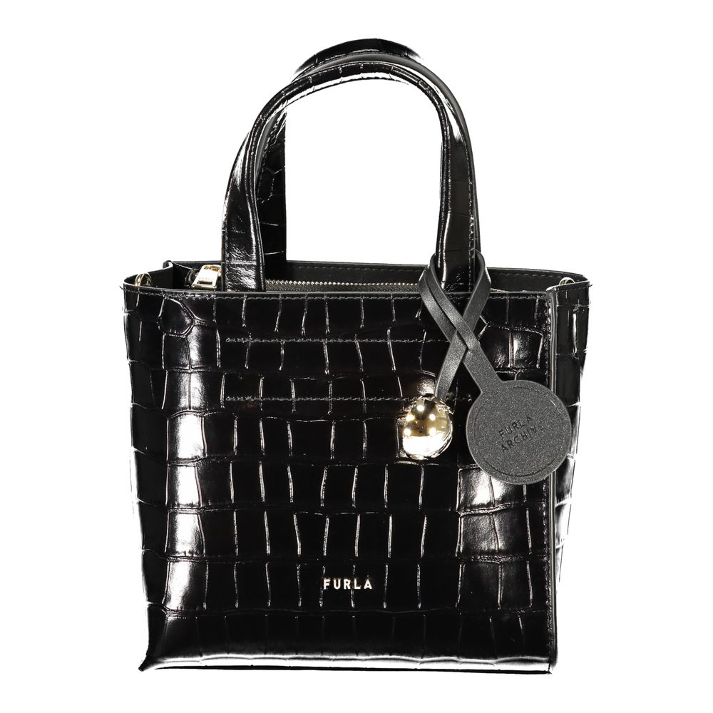 Furla Black Leather Women's Bag