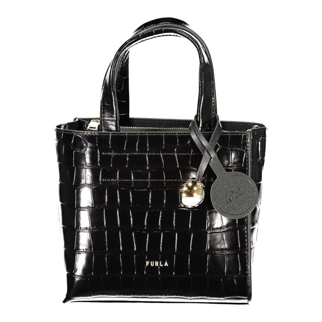 Furla Black Leather Women's Bag