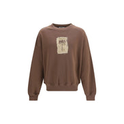 Palm Angels Brown Cotton Sweatshirt