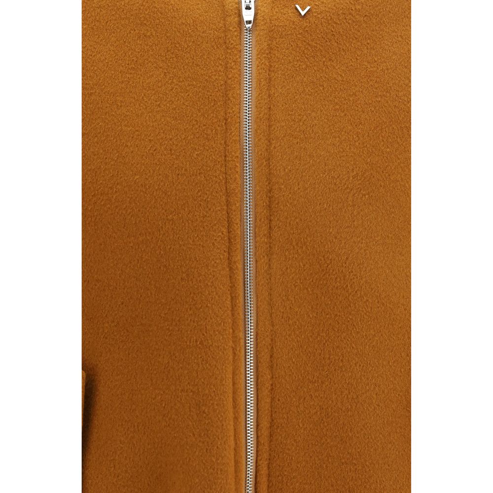 Valentino Garavani Brown Wool Bomber