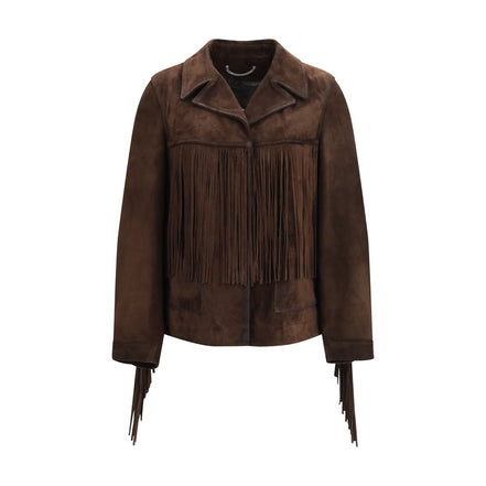 Golden Goose Brown Suede Leather Jacket