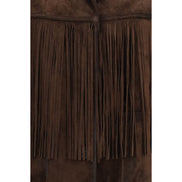 Golden Goose Brown Suede Leather Jacket