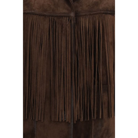 Golden Goose Brown Suede Leather Jacket