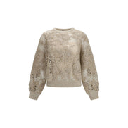 Brunello Cucinelli Beige Mohair Sweatshirt