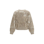 Brunello Cucinelli Beige Mohair Sweatshirt