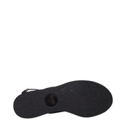 Max Mara Black Fabric Flat Sandals