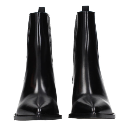 Christian Dior Black Leather Ankle Boots