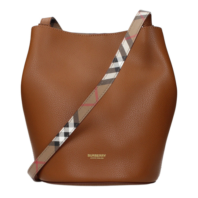 Burberry Brown Leather Crossbody Bag
