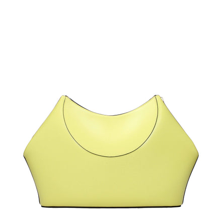 Givenchy Yellow Leather Clutch Bag