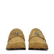 Jimmy Choo Brown Leather Slip-On Loafers