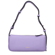Versace Purple Leather Shoulder Bag