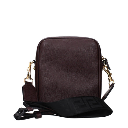 Versace Purple Leather Crossbody Bag
