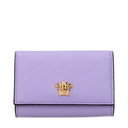 Versace Purple Leather Wallet