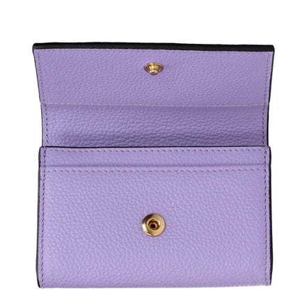 Versace Purple Leather Wallet