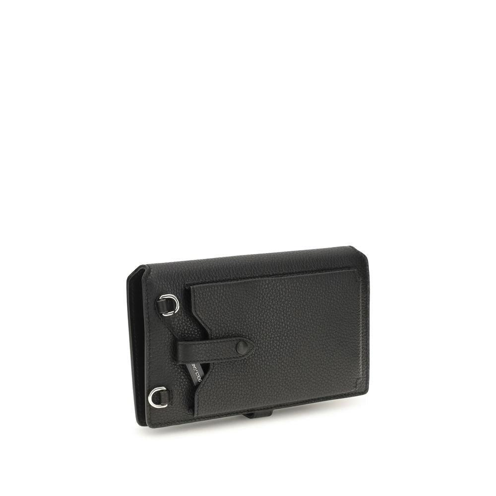 Dolce & Gabbana Black Calf Leather Shoulder Bag