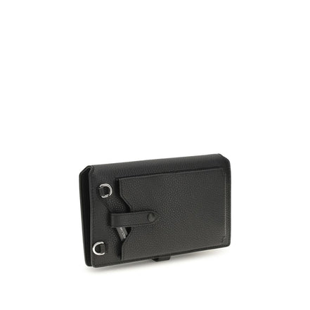 Dolce & Gabbana Black Calf Leather Shoulder Bag