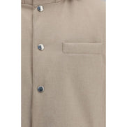 Brunello Cucinelli Beige Wool Sleeveless Jacket
