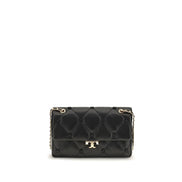 Tory Burch Black Napa Leather / Calf Shoulder Bag