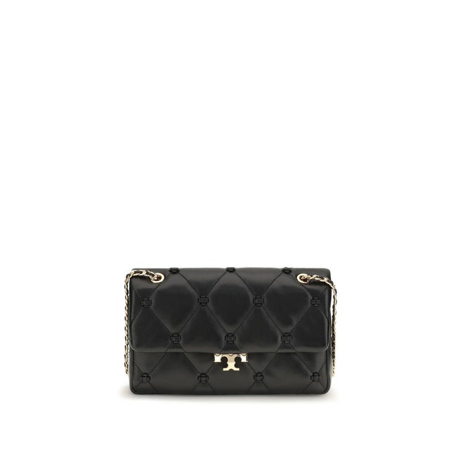 Tory Burch Black Napa Leather / Calf Shoulder Bag