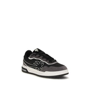 Palm Angels Black Calf Leather Low Top Sneakers