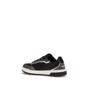 Palm Angels Black Calf Leather Low Top Sneakers
