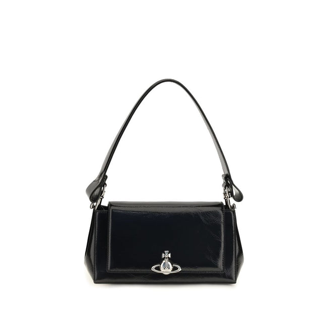 Vivienne Westwood Black Calf Leather Handbag