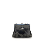 Vivienne Westwood Black Calf Leather Wallet