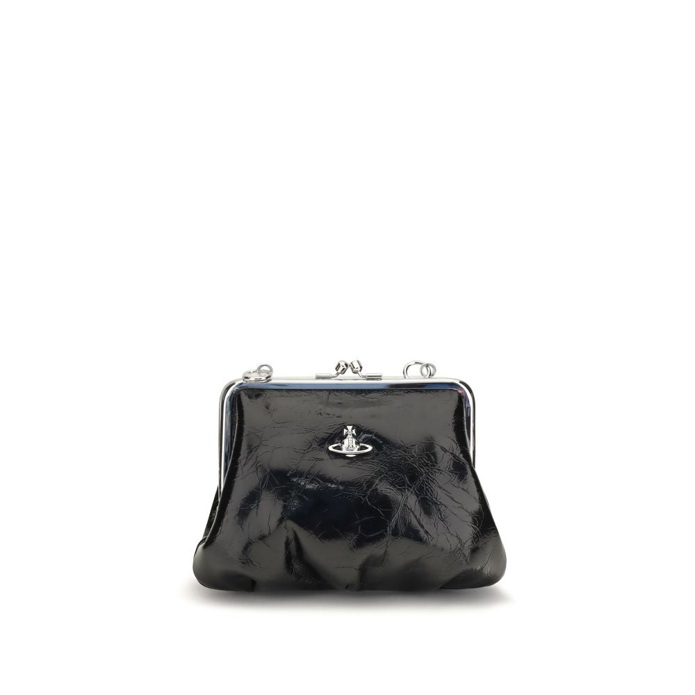 Vivienne Westwood Black Calf Leather Wallet