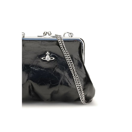 Vivienne Westwood Black Calf Leather Wallet