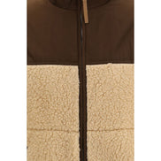 Ami Paris Beige Polyester Full-Length Jacket