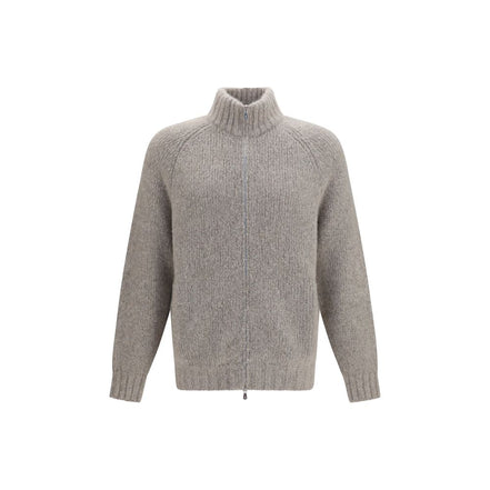 Brunello Cucinelli Gray Cashmere Cardigan