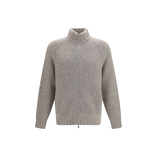 Brunello Cucinelli Gray Cashmere Cardigan