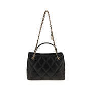 Tory Burch Black Calf Leather Shoulder Bag