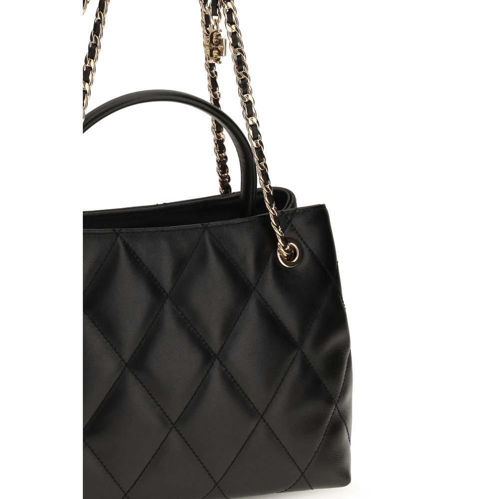 Tory Burch Black Calf Leather Shoulder Bag
