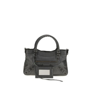 Balenciaga Gray Lamb Shoulder Bag