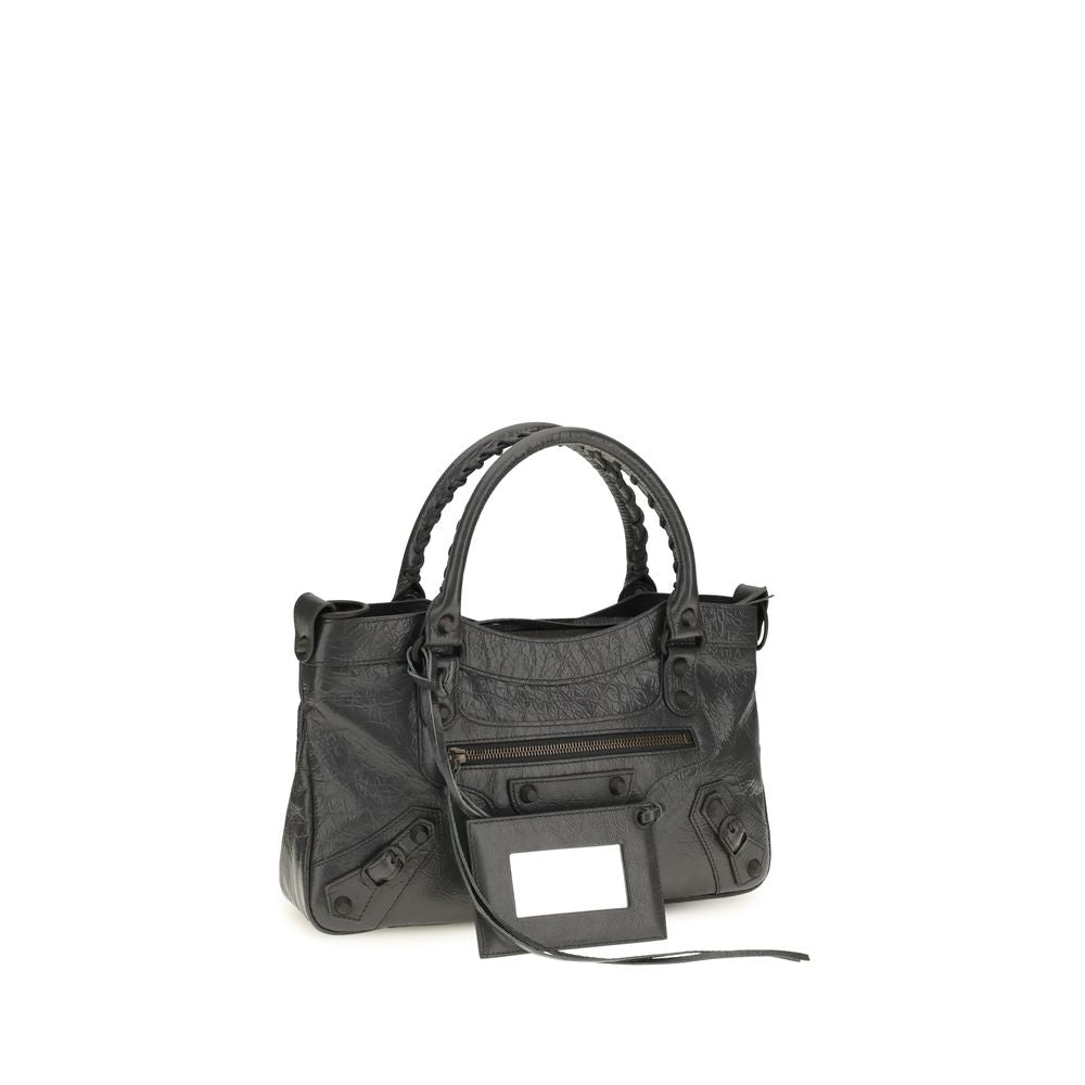 Balenciaga Gray Lamb Shoulder Bag