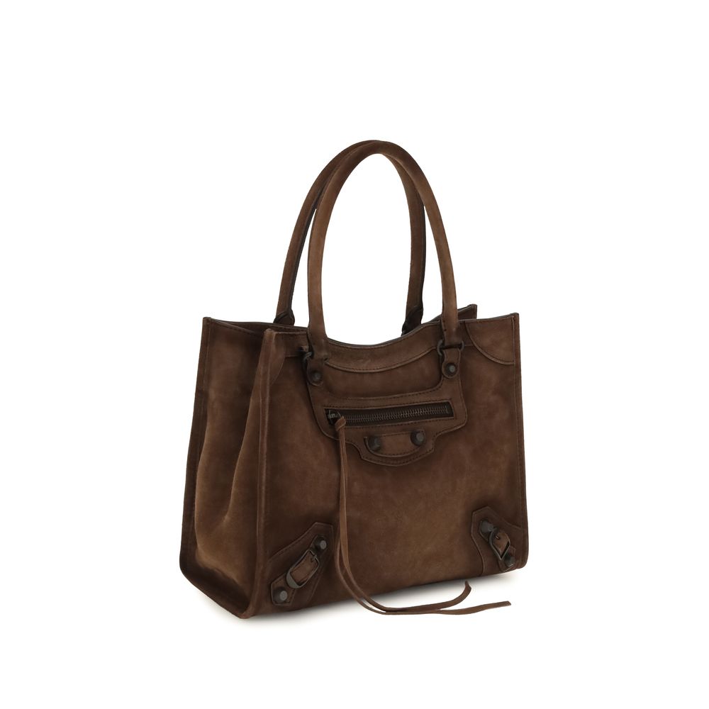 Balenciaga Brown Calf Leather Shoulder Bag