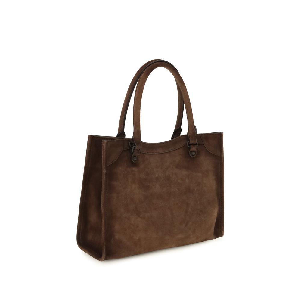 Balenciaga Brown Calf Leather Shoulder Bag