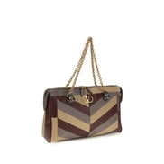 Valentino Garavani Multicolor Napa Leather / Calf Shoulder Bag