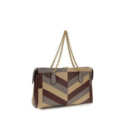 Valentino Garavani Multicolor Napa Leather / Calf Shoulder Bag