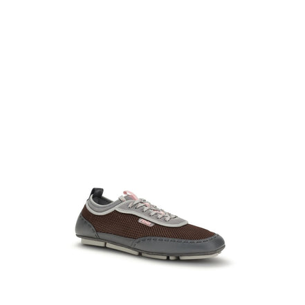 Fendi Multicolor Calf Leather Athletic Sneakers