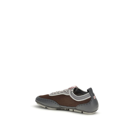 Fendi Multicolor Calf Leather Athletic Sneakers