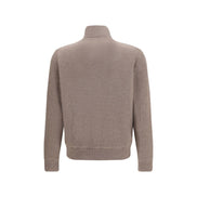 Brunello Cucinelli Beige Calf Leather Full-Length Jacket