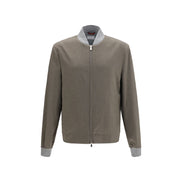 Brunello Cucinelli Bicolor Cashmere Bomber