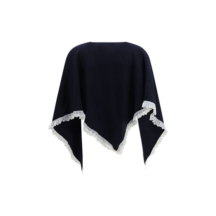 Ganni Black Wool Scarf