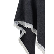 Ganni Gray Wool Scarf